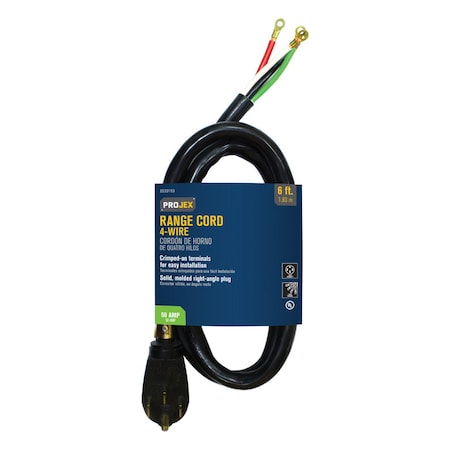 Projex Projex 6/2 8/2 SRDT 250 V 6 ft. L Range Cord FW-832B
